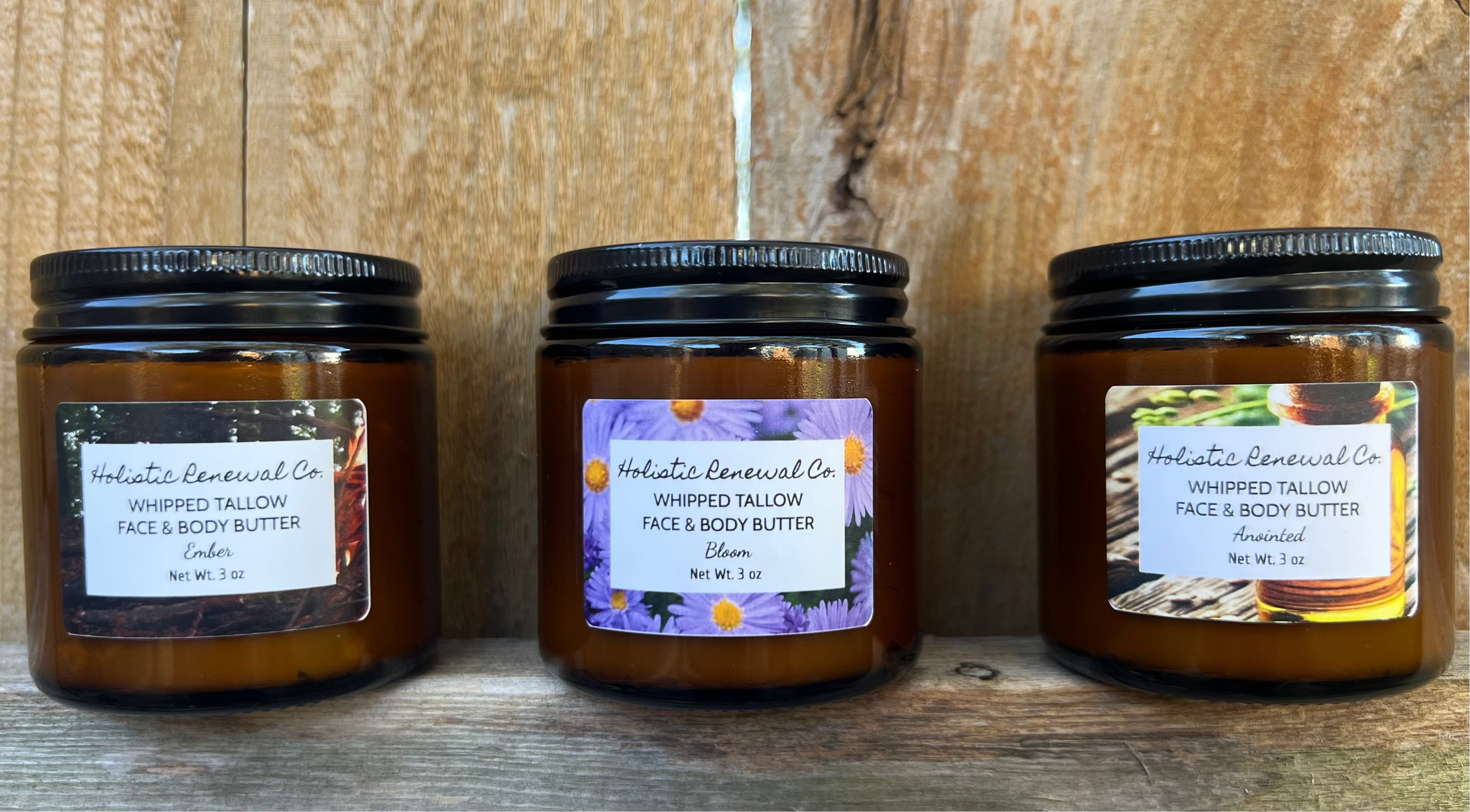 ANOINTED ~ Whipped Tallow Face & Body Butter, 3oz