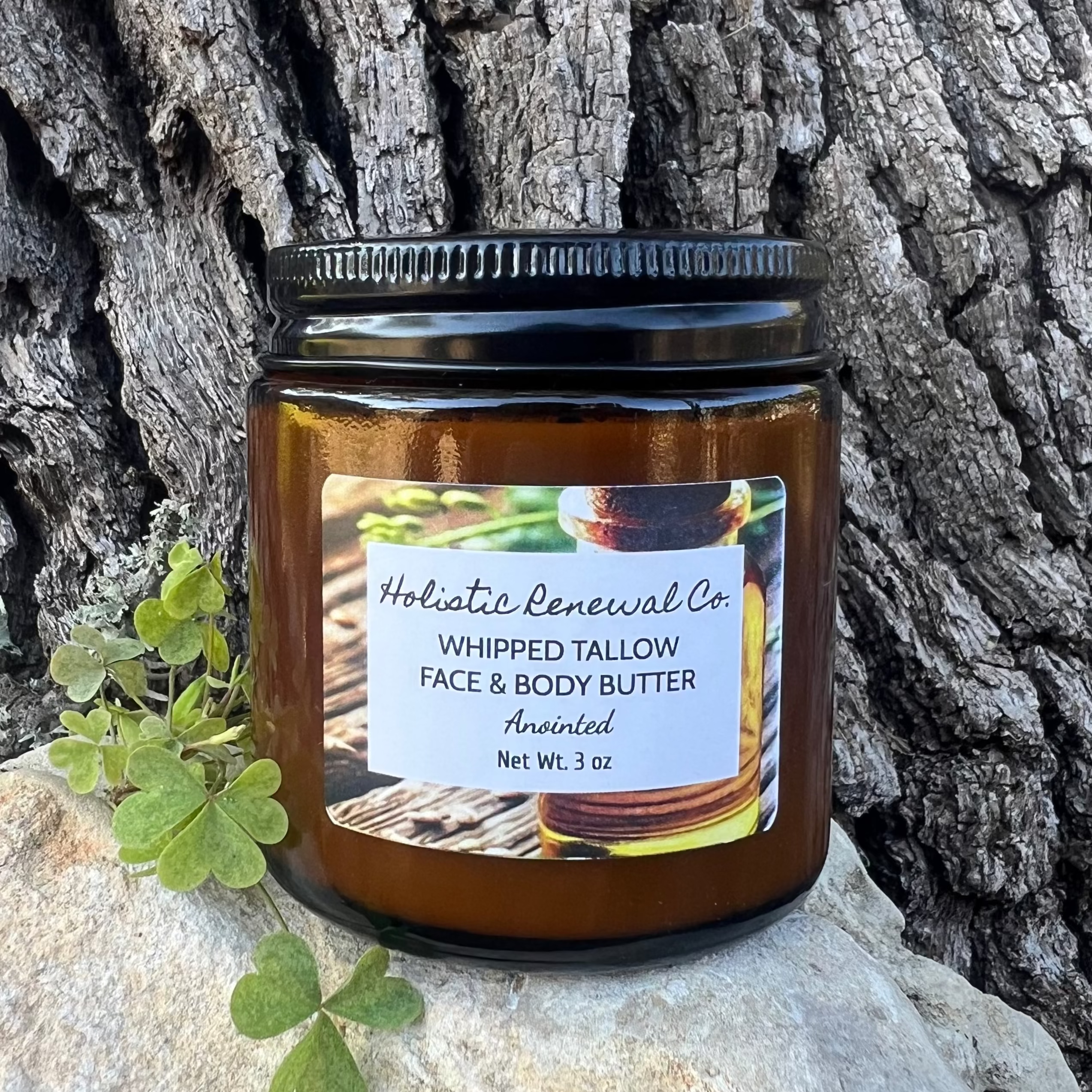 ANOINTED ~ Whipped Tallow Face & Body Butter, 3oz