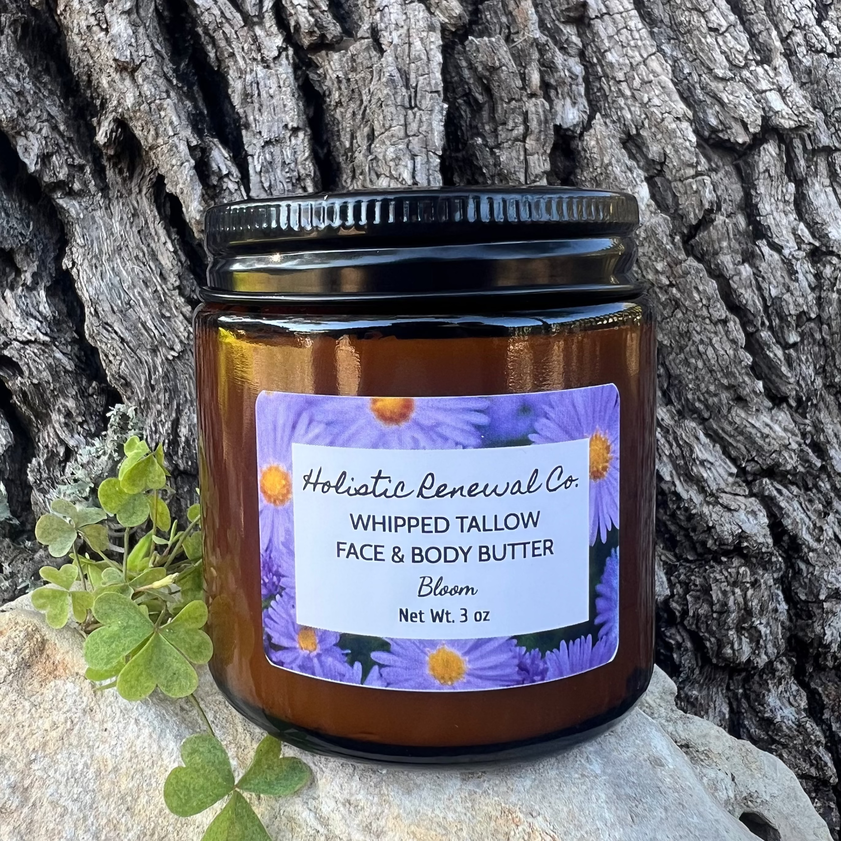 BLOOM ~ Whipped Tallow Face & Body Butter, 3oz